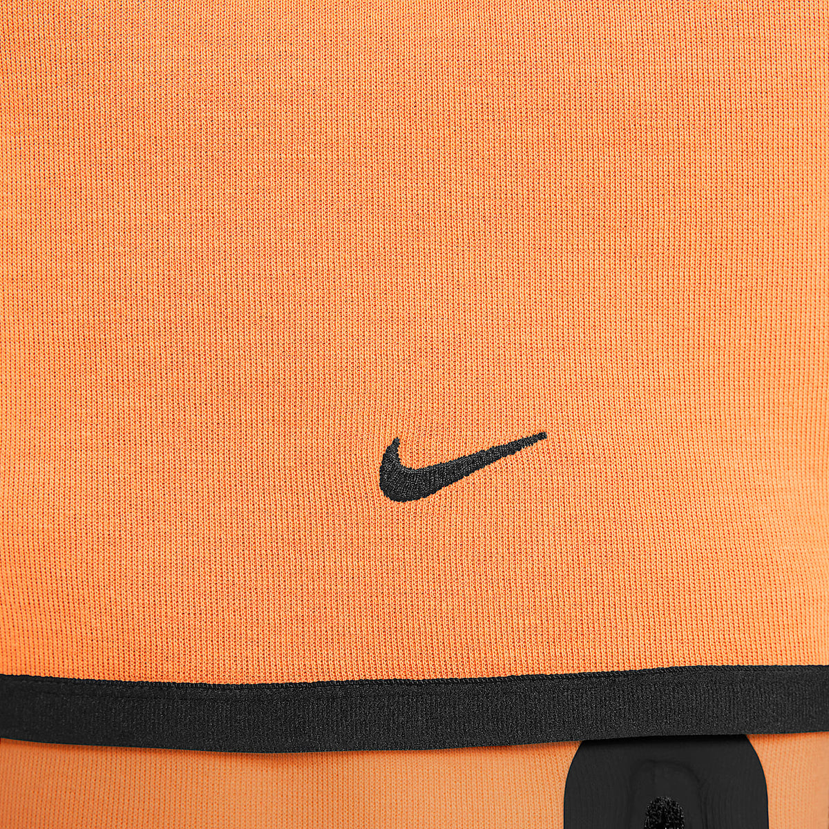 Sudadera con gorro con cierre completo para niños grandes Nike Sportswear Tech Fleece – Marrakech/Negro/Negro – vista 8