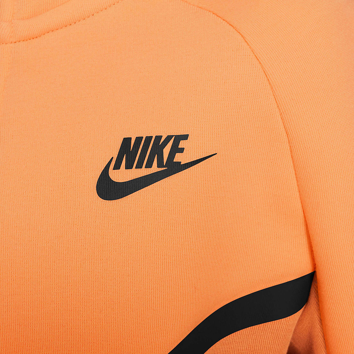 Sudadera con gorro con cierre completo para niños grandes Nike Sportswear Tech Fleece – Marrakech/Negro/Negro – vista 5