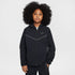 Chamarra de tejido Woven para niños talla grande Nike Tech – Negro/Negro/Negro – vista 1