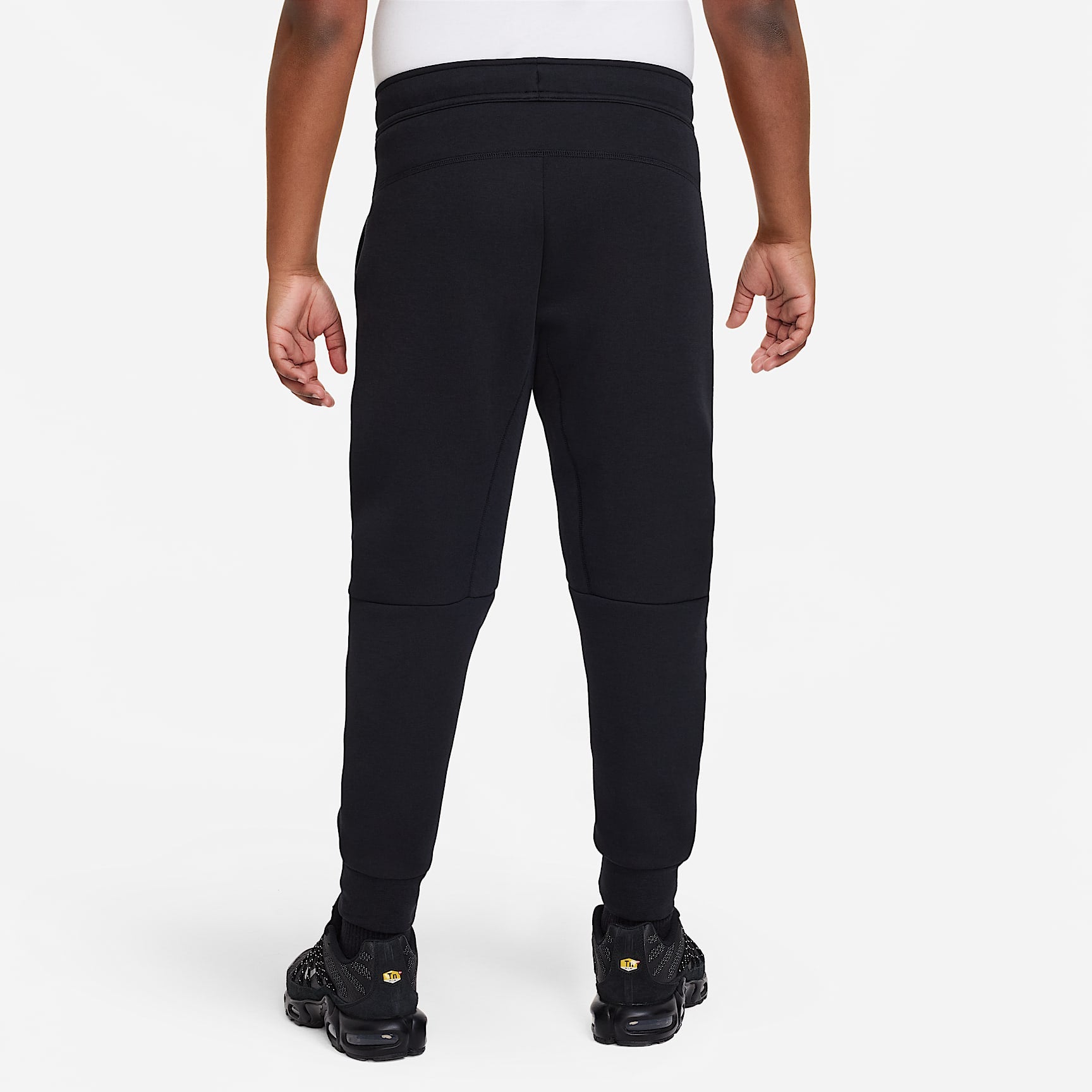 Pantalones para niños talla grande Nike Sportswear Tech Fleece – Negro/Negro/Negro – vista 2