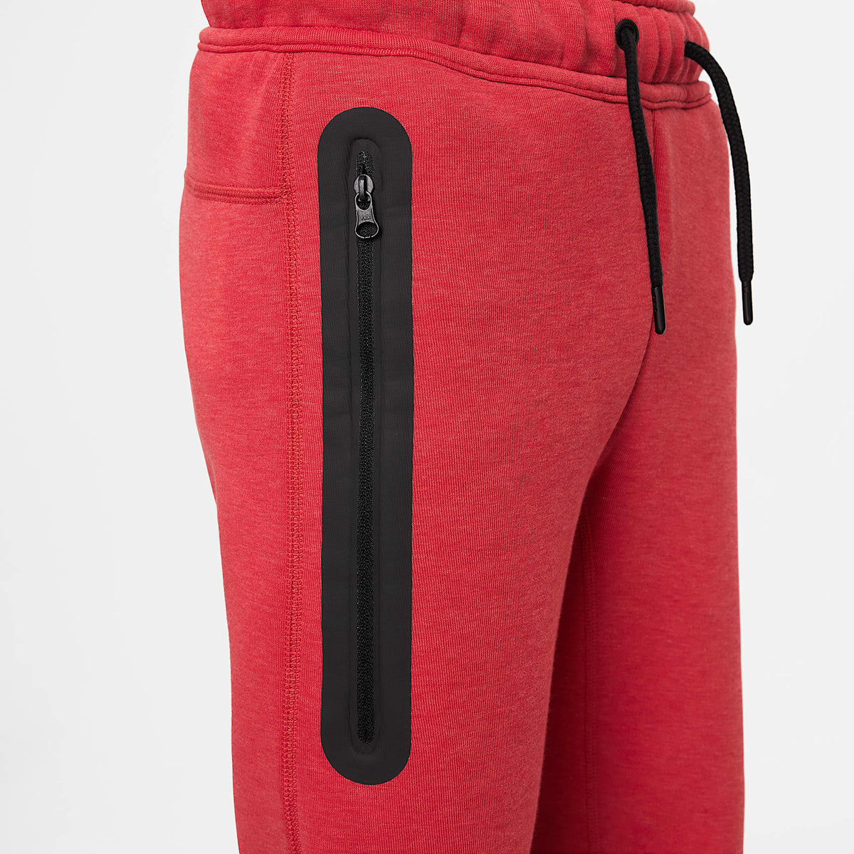 Pantalones para niño Nike Sportswear Tech Fleece – Rojo universitario claro jaspeado/Negro/Negro – vista 5