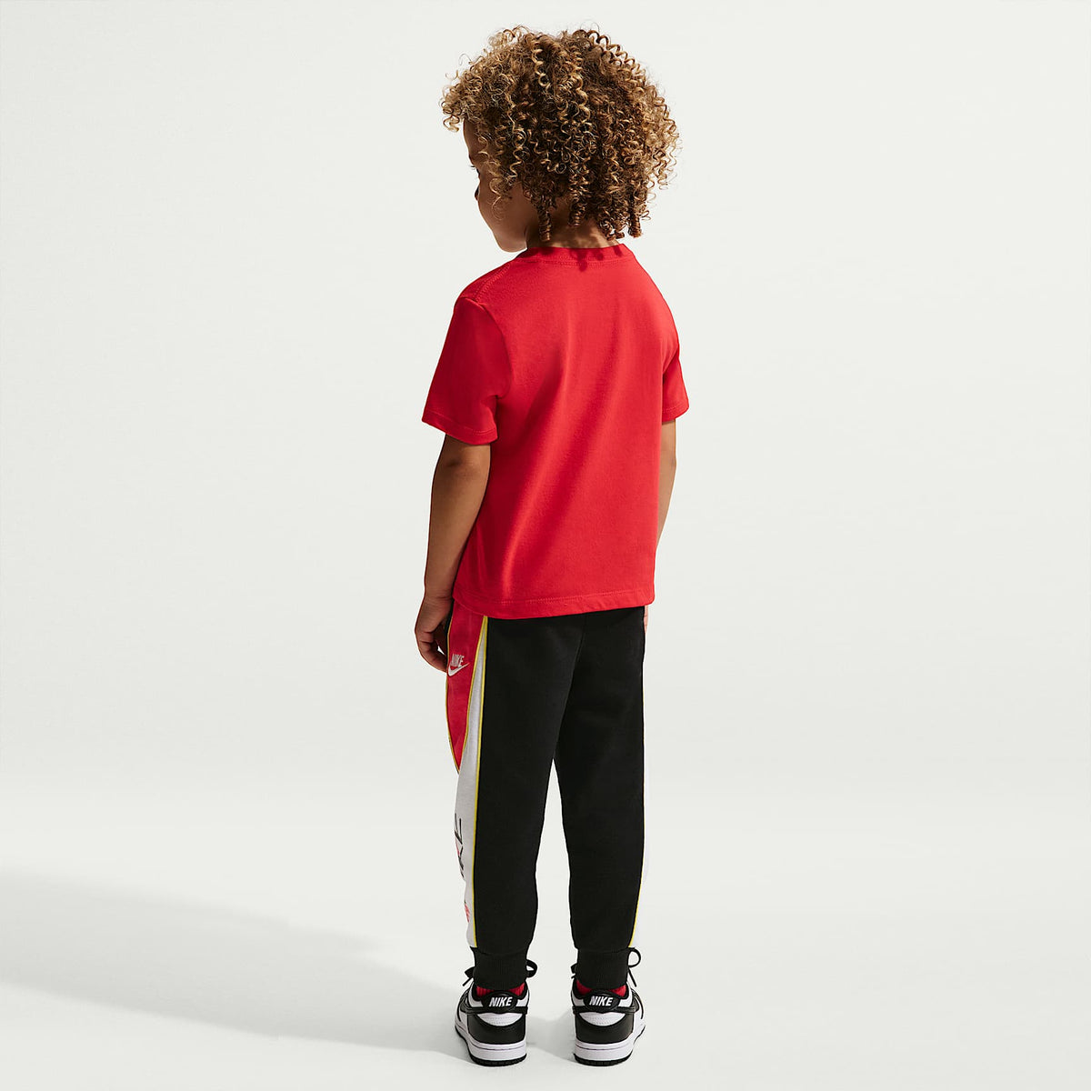 Pants Victory Lap de French Terry infantil Nike Sportswear – Negro – vista 5