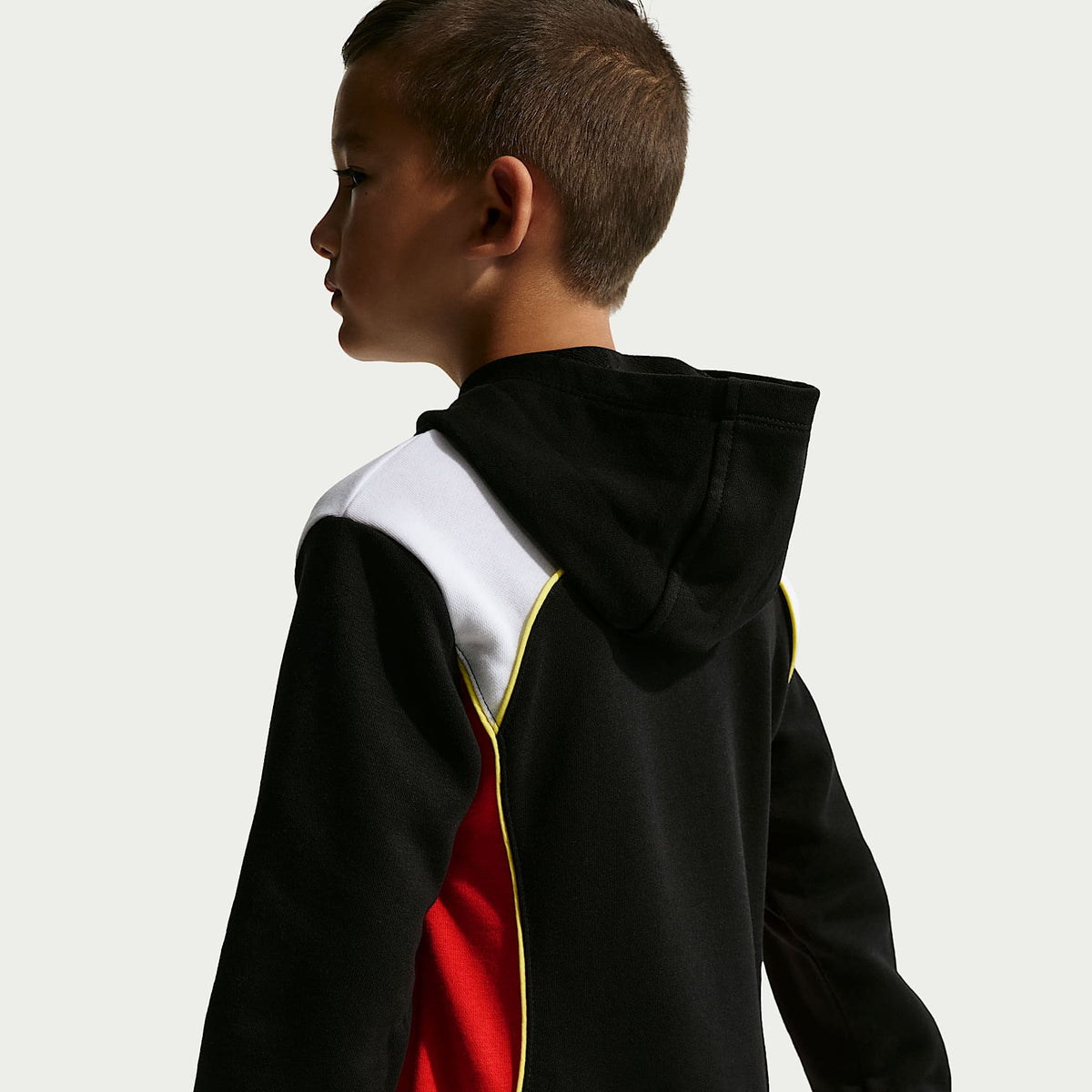 Sudadera con gorro Victory Lap para niños talla pequeña Nike Sportswear – Negro – vista 2