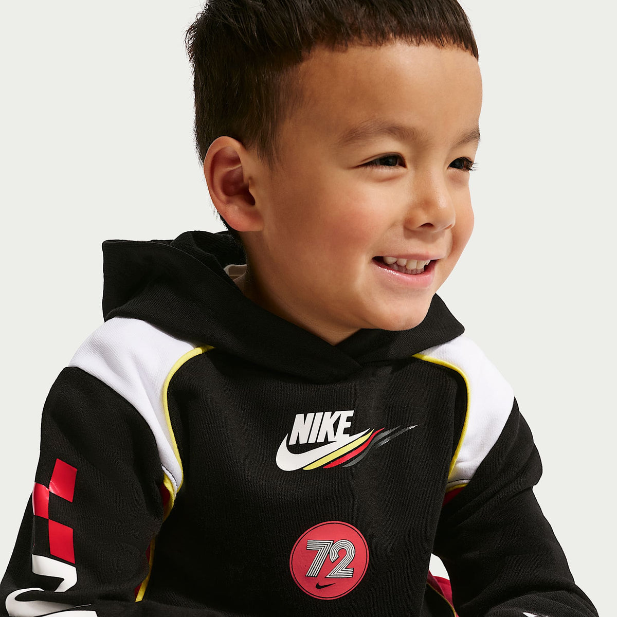 Sudadera con gorro Victory Lap infantil Nike Sportswear – Negro – vista 3