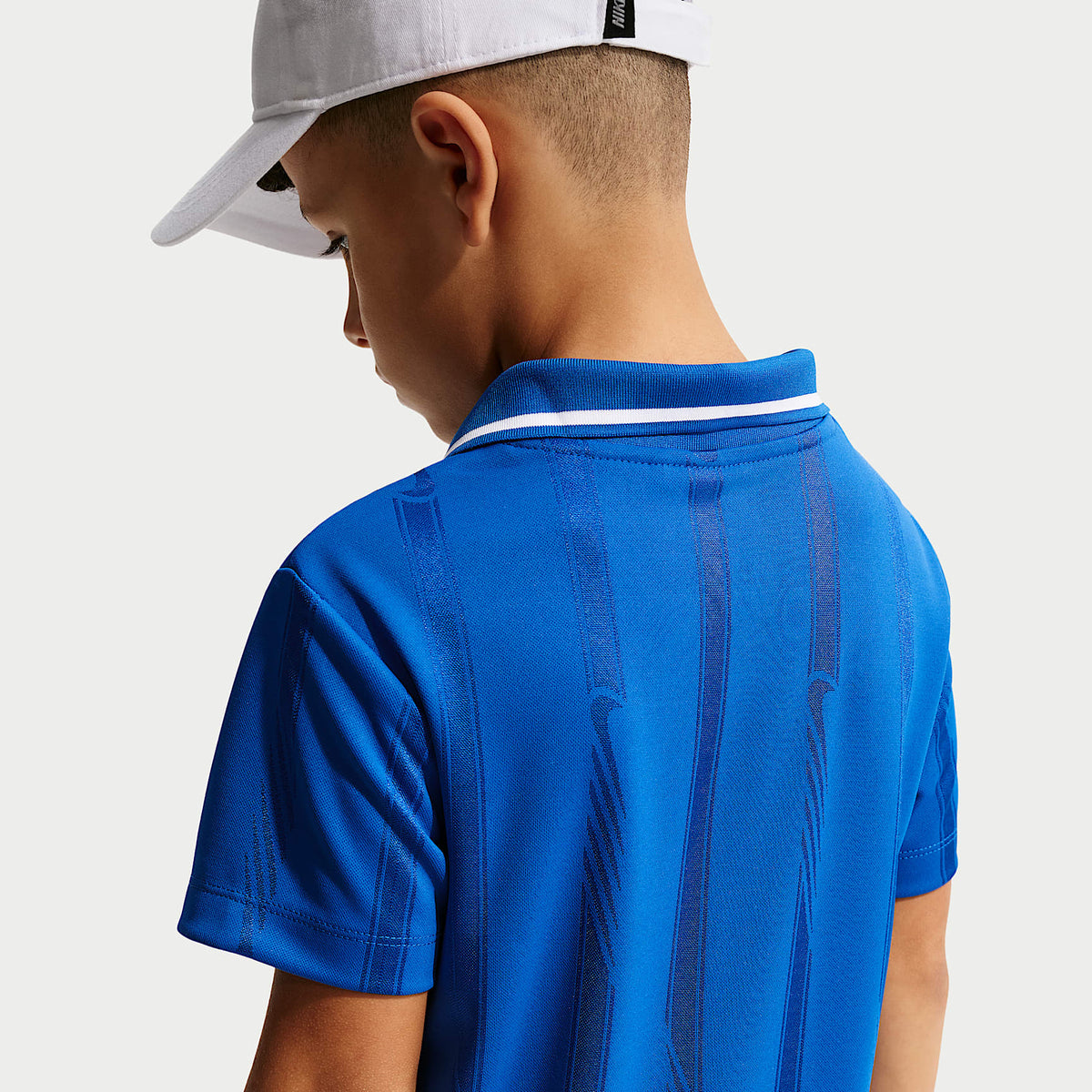 Conjunto de 2 piezas con shorts de malla Victory Lap para niños talla pequeña Nike Sportswear – Royal juego – vista 3