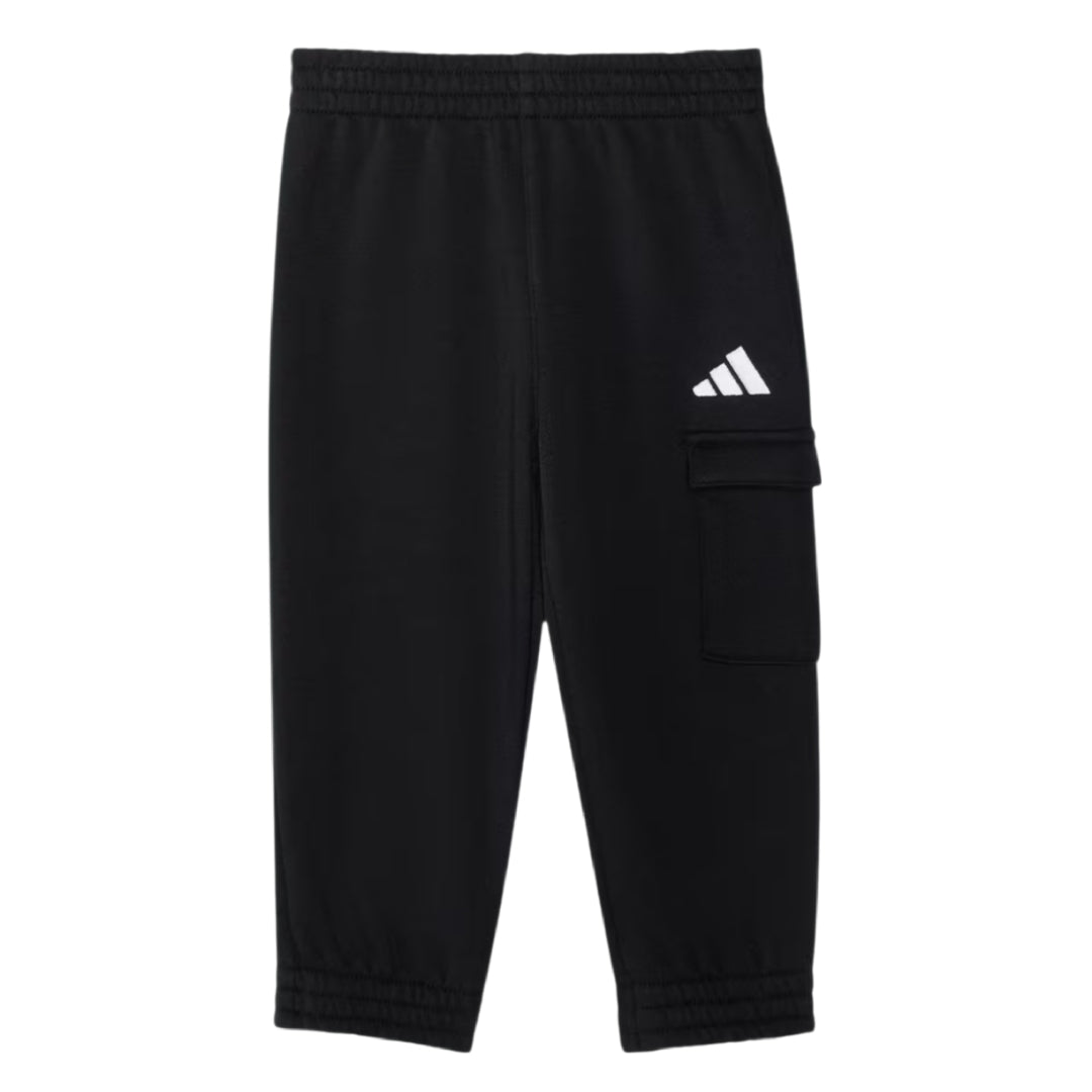 Conjunto de 2 piezas con camiseta gráfica de algodón de manga larga y pantalón jogger cargo con cintura elástica