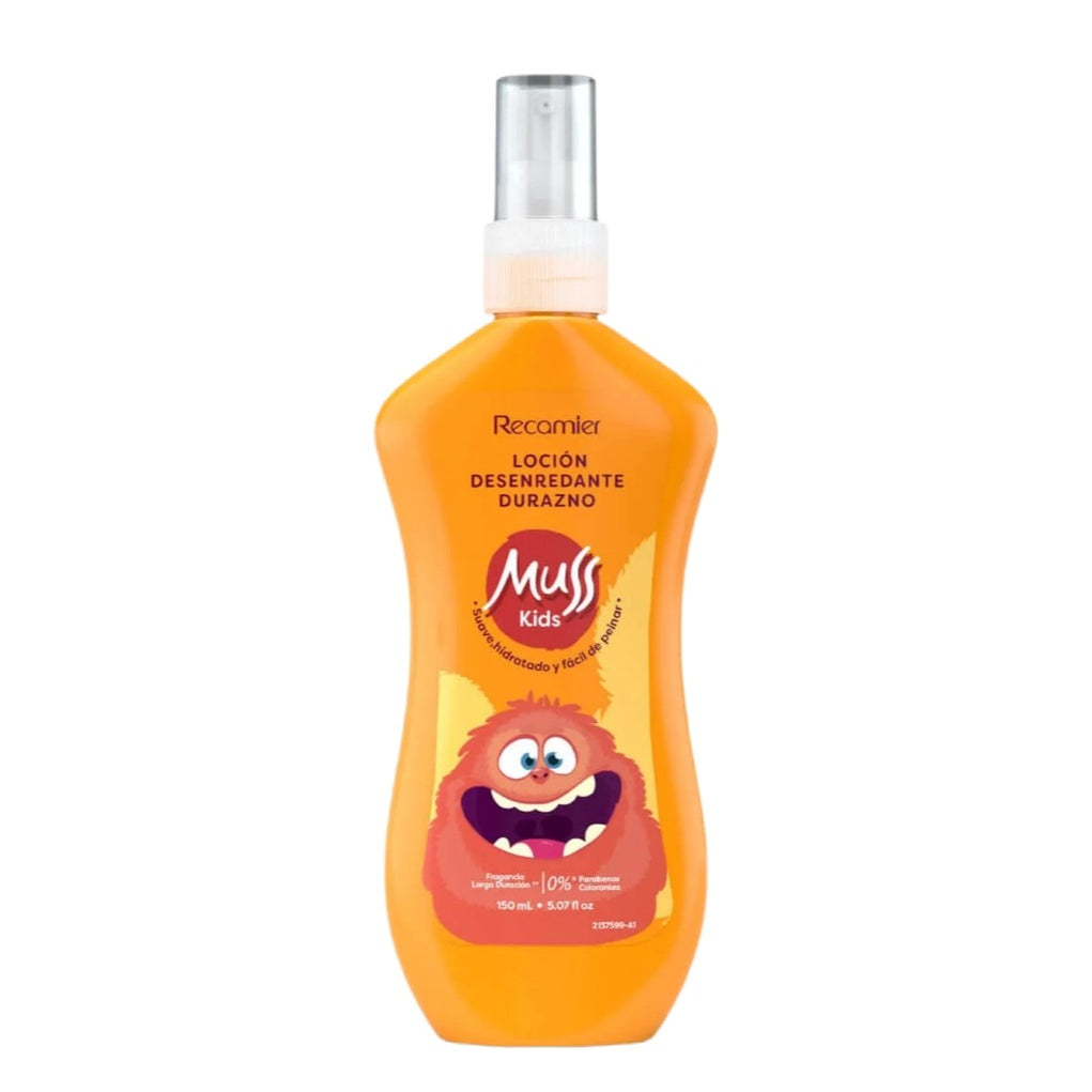 Loción desenredante durazno Muss Kids 150 mL