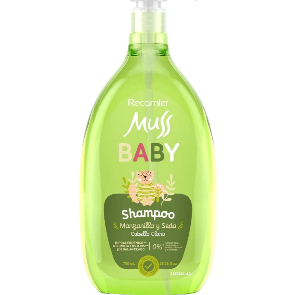 Shampoo Muss Baby Manzanilla 750 mL