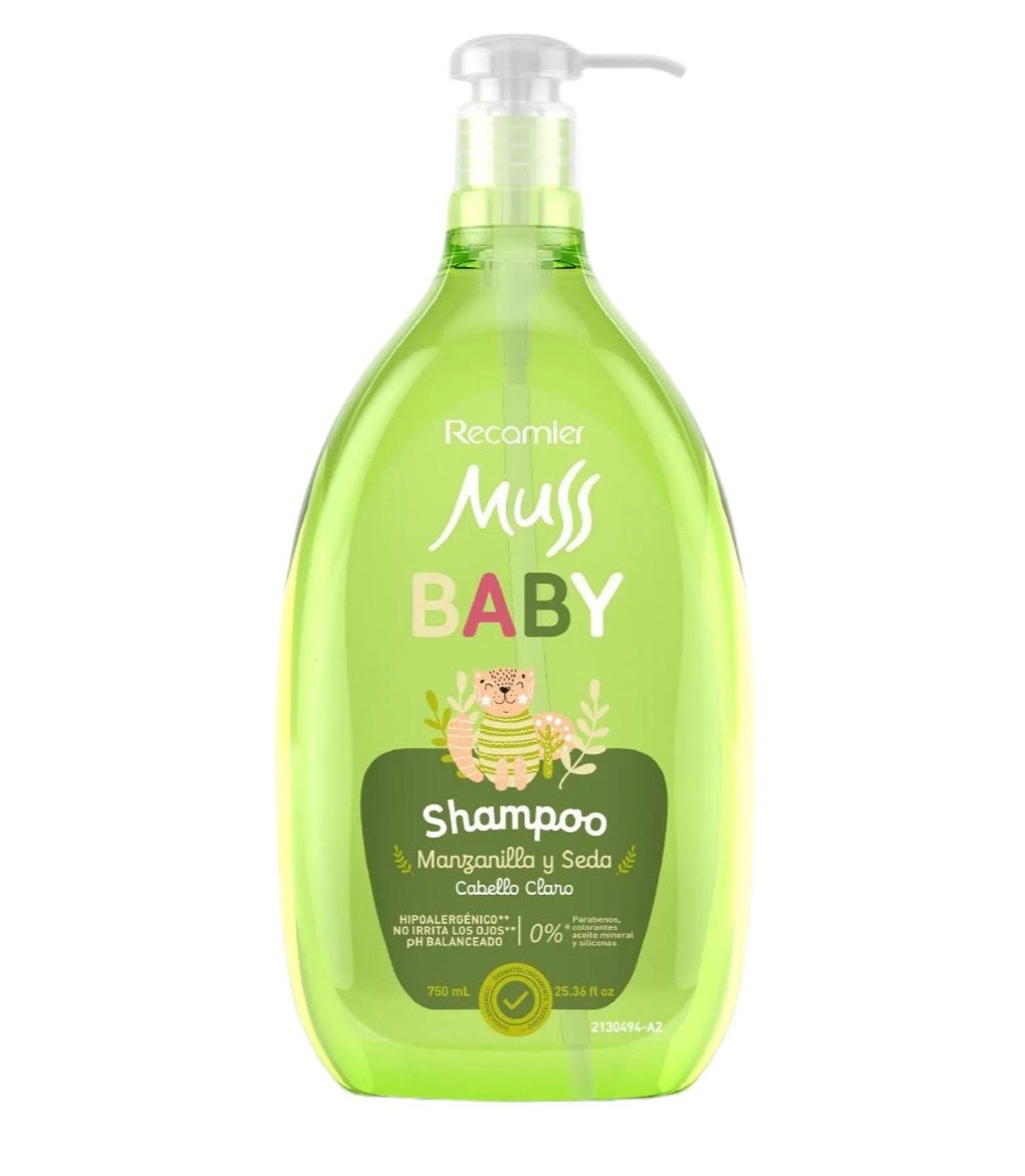 Shampoo Muss Baby Manzanilla 750 mL