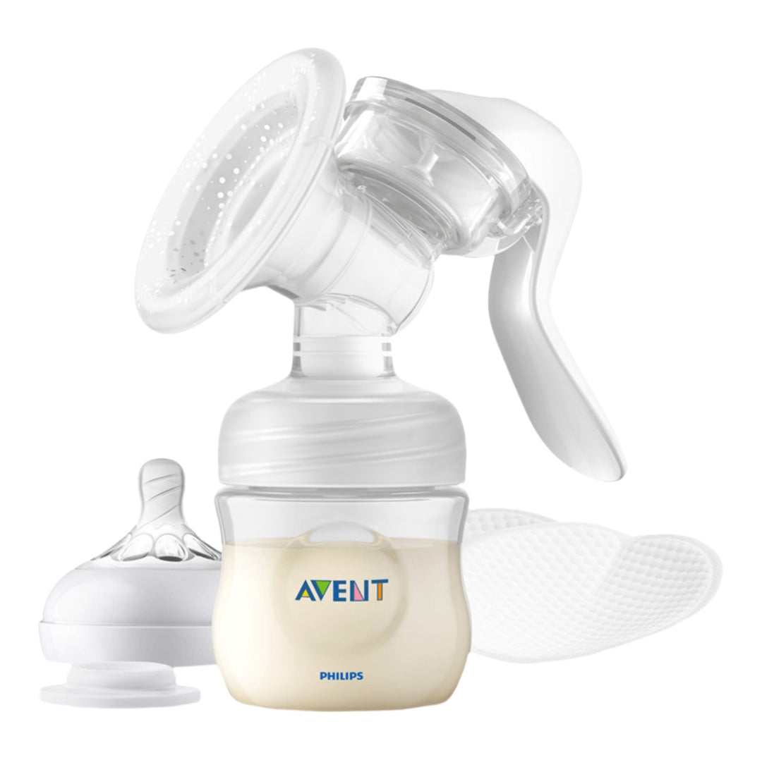 Extractor de Leche Manual Sencillo 2 Almohadillas - Avent