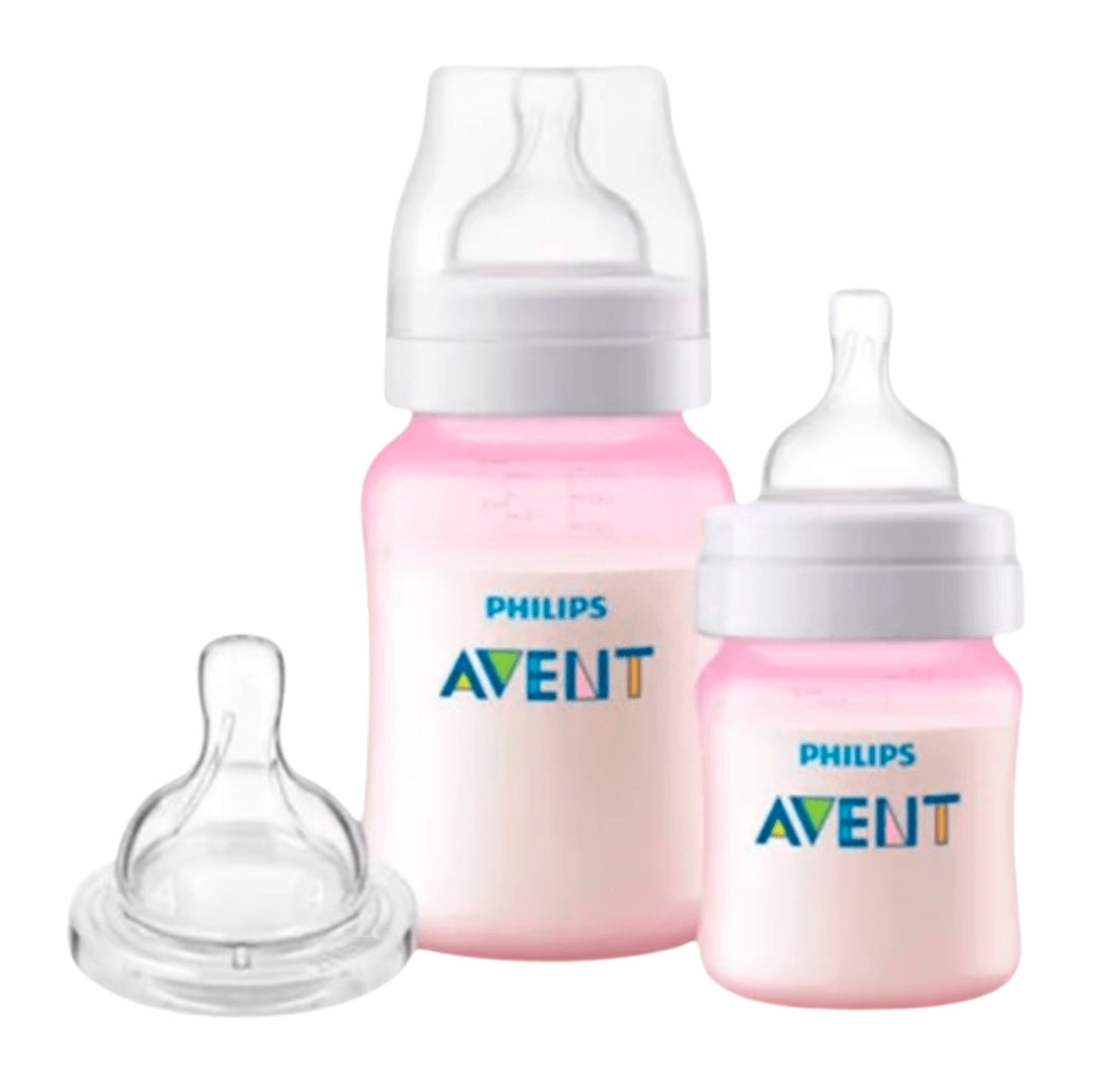 Set Teteros Regalo Anticólicos Rosa - Avent