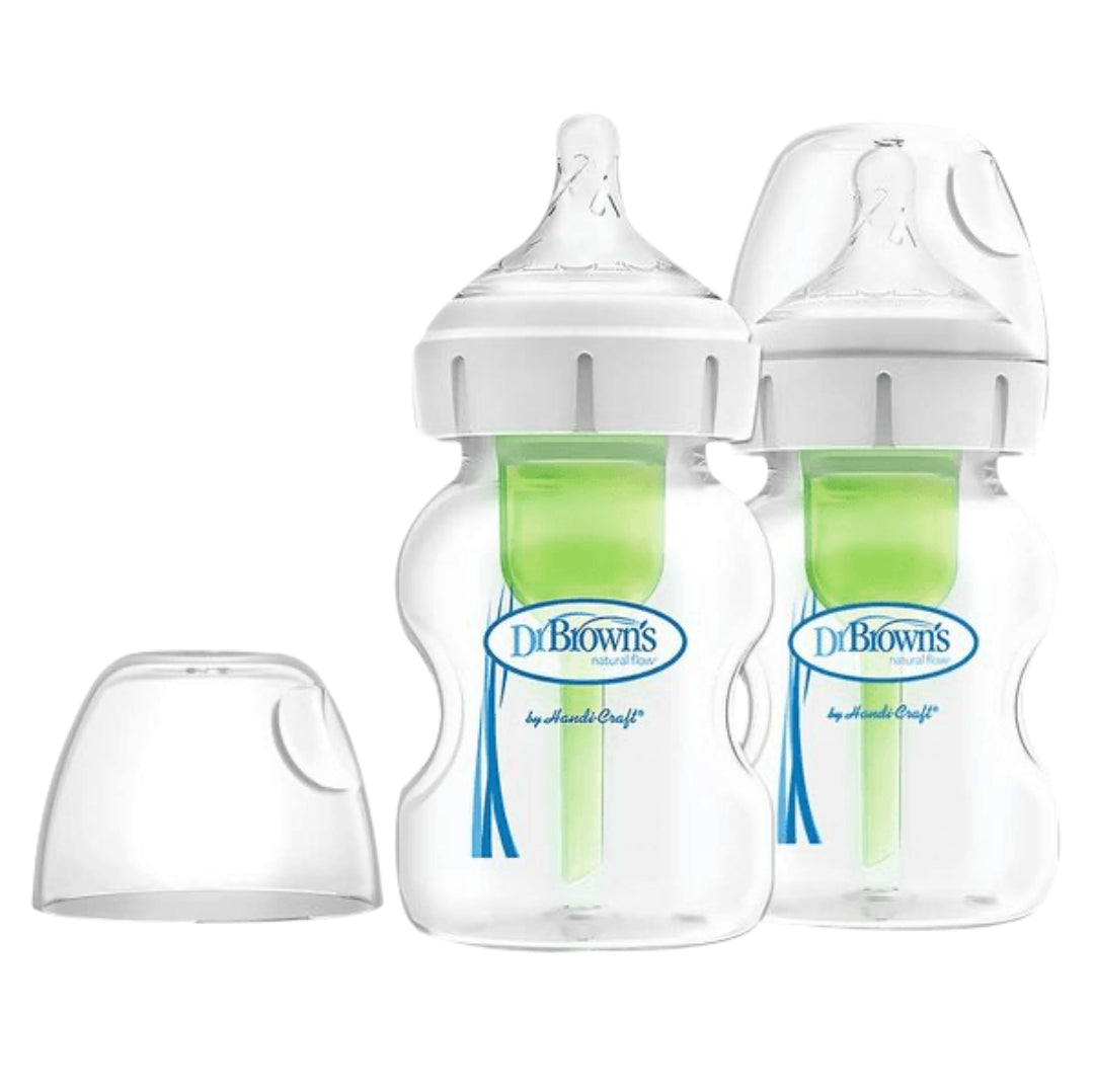 Set 2 Teteros Boca Ancha Options+ - 5 oz Dr Brown's