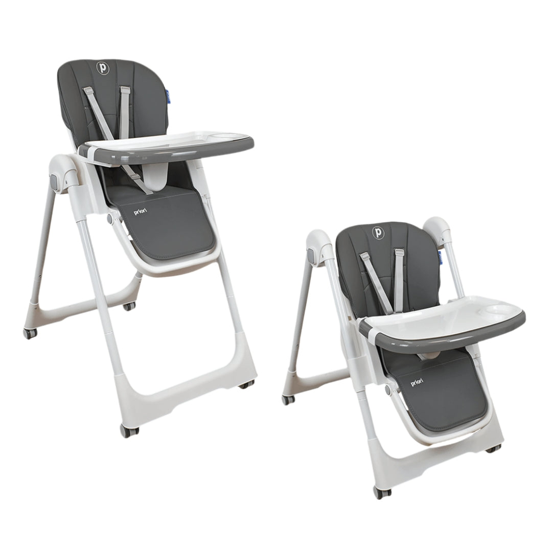 Silla Comedor para Bebé Posiciones Galaxy Gris - Priori