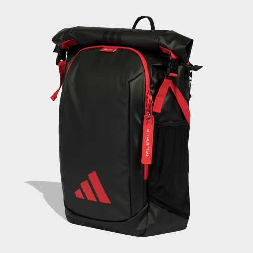 Mochila adidas Multigame 2026 Unisex Negro y Rojo