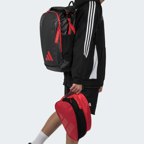 Mochila adidas Multigame 2026 Unisex Negro y Rojo