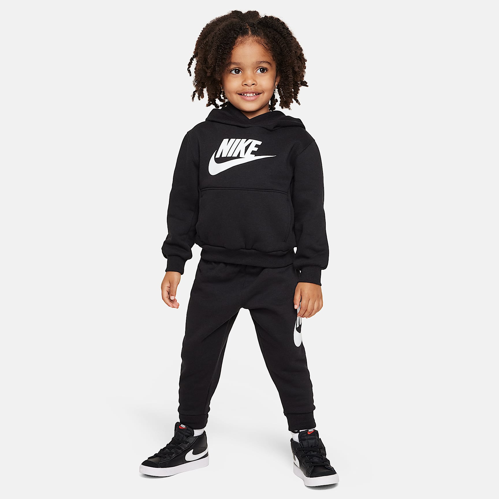 Conjunto de 2 piezas Club Fleece infantil Nike – Negro – vista 1