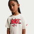 Playera de corte cuadrado para niños talla pequeña Nike Cherry – Marrón – vista 1