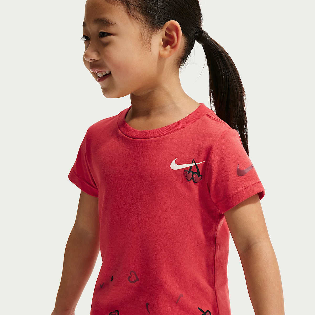Playera Ringlet infantil Nike Cherry – Rojo universitario – vista 3