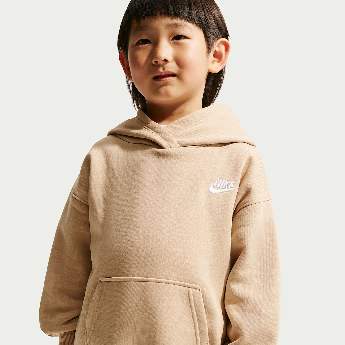 Conjunto de 2 piezas oversized infantil Nike Club Fleece – Lino – vista 2
