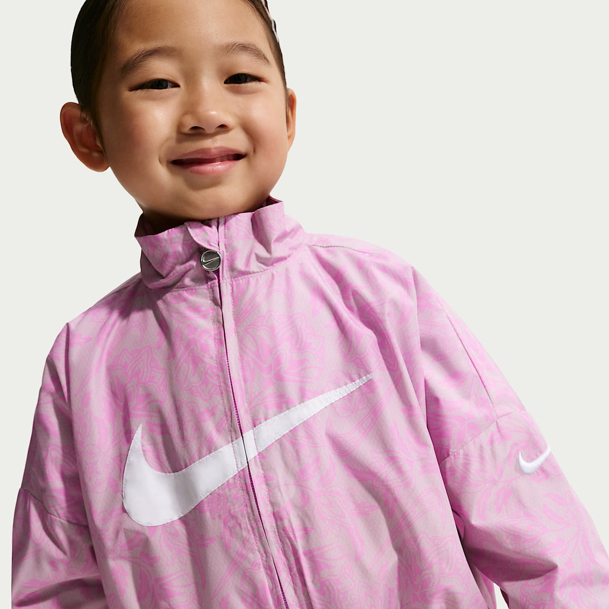 Chamarra de tejido Woven infantil Nike Club – Morado – vista 3