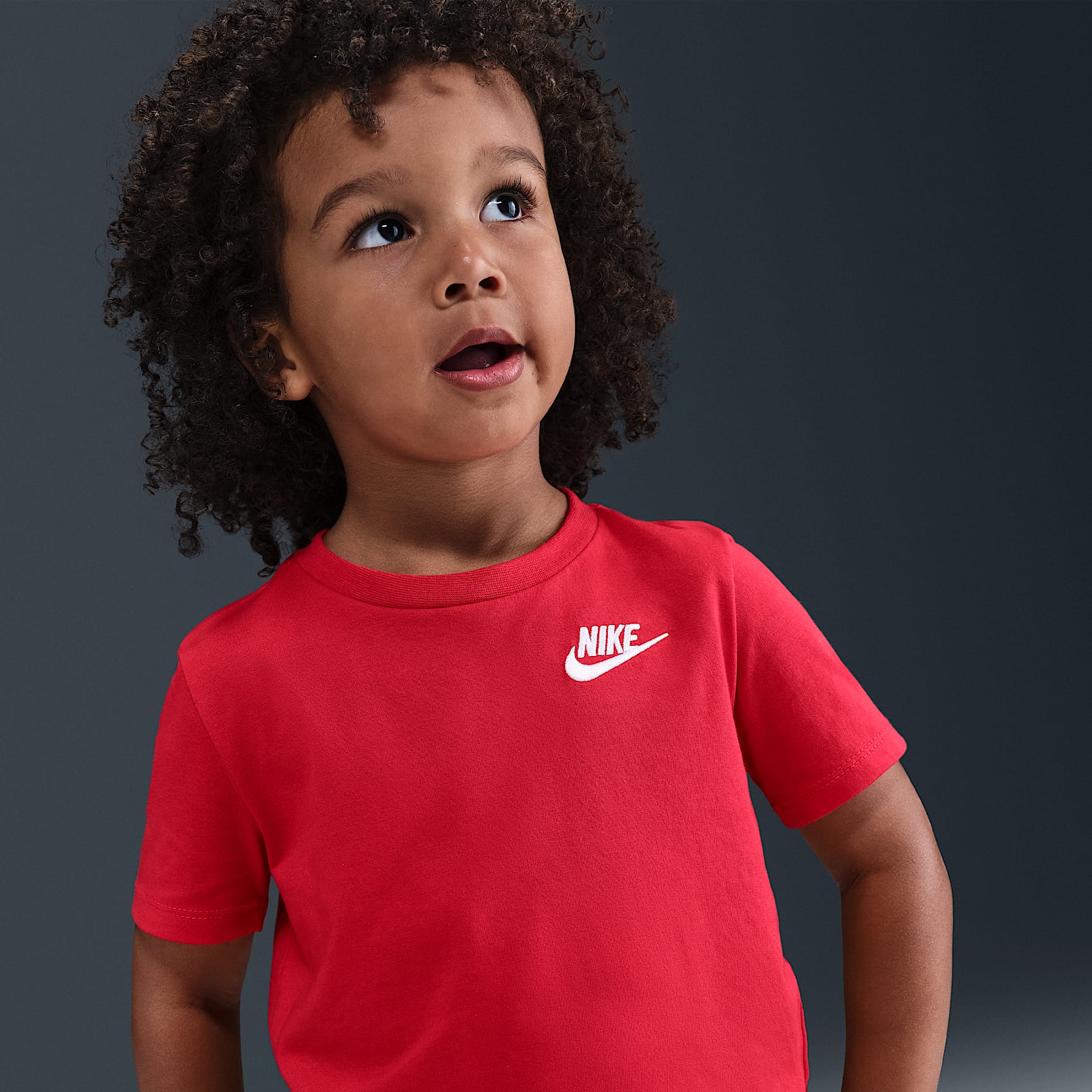 Conjunto de 2 shorts de tejido Knit Club infantil Nike – Rojo universitario/Negro – vista 2