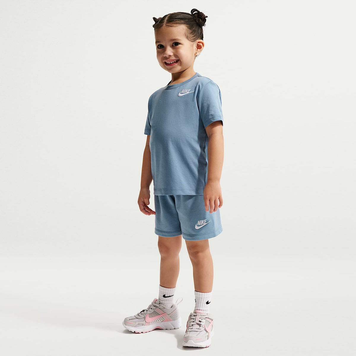 Conjunto de 2 shorts de tejido Knit Club infantil Nike – Azul de trabajo – vista 1