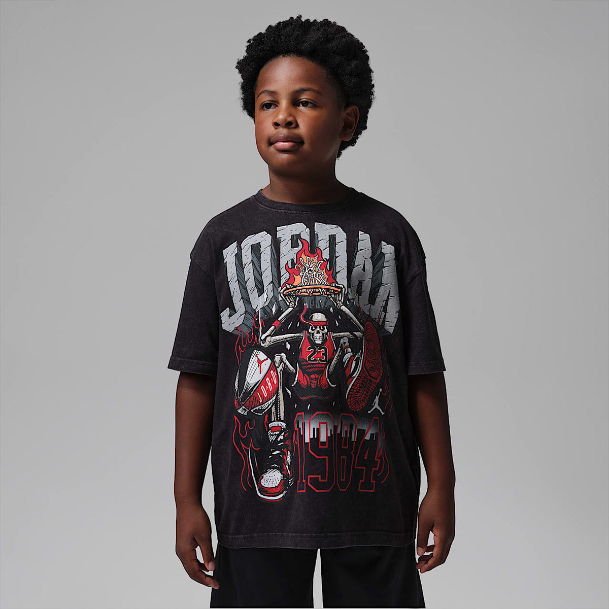 Camiseta Jordan Concrete Jam para Niño Grande