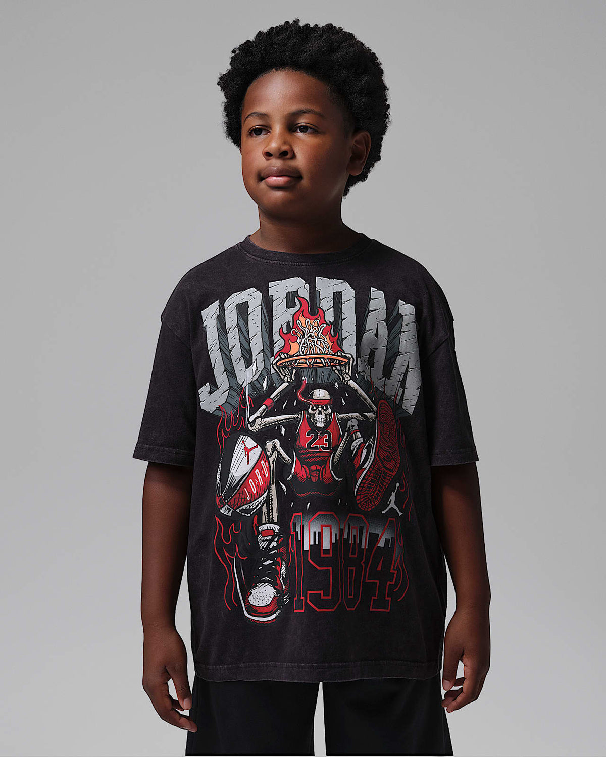 Camiseta Jordan Concrete Jam para Niño Grande