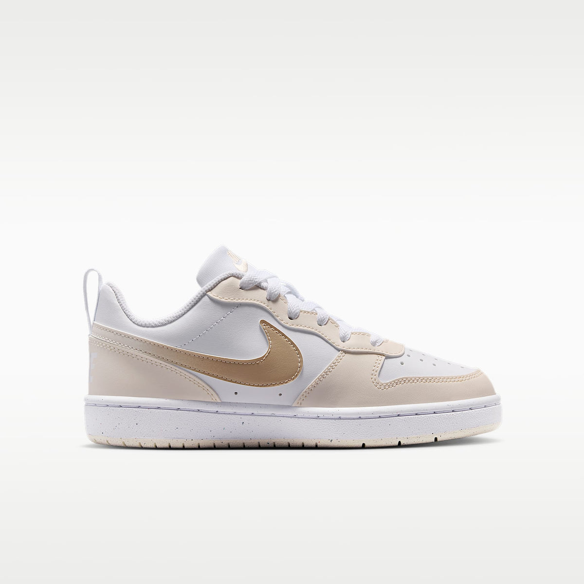 Nike Court Borough Low – Blanco/Tiza/Blanco/Brillo – vista 3