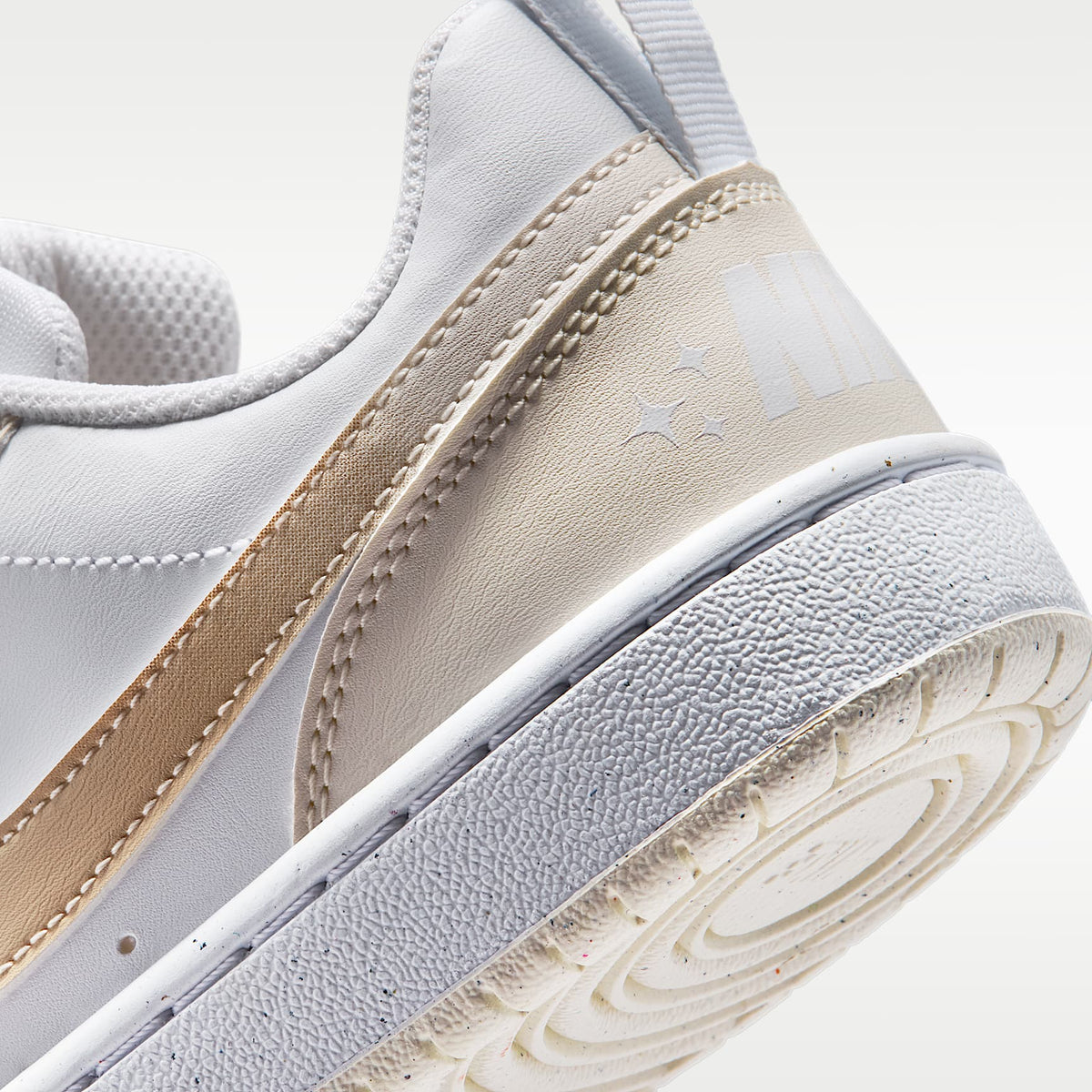 Nike Court Borough Low – Blanco/Tiza/Blanco/Brillo – vista 8