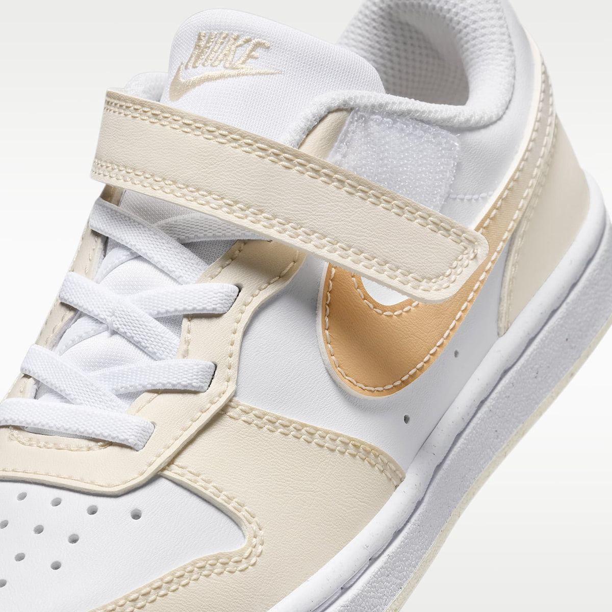 Nike Court Borough Low – Blanco/Tiza/Blanco/Brillo – vista 7