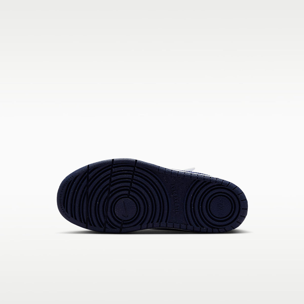 Nike Court Borough Low – Blanco/Azul marino medianoche – vista 2