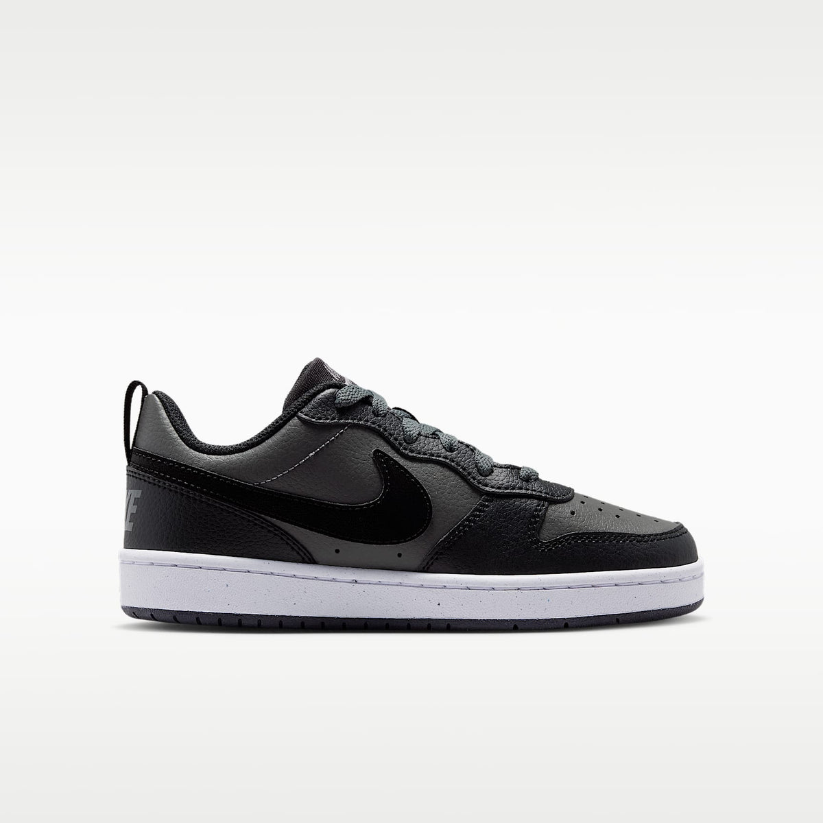 Nike Court Borough Low – Gris hierro/Blanco/Negro – vista 3