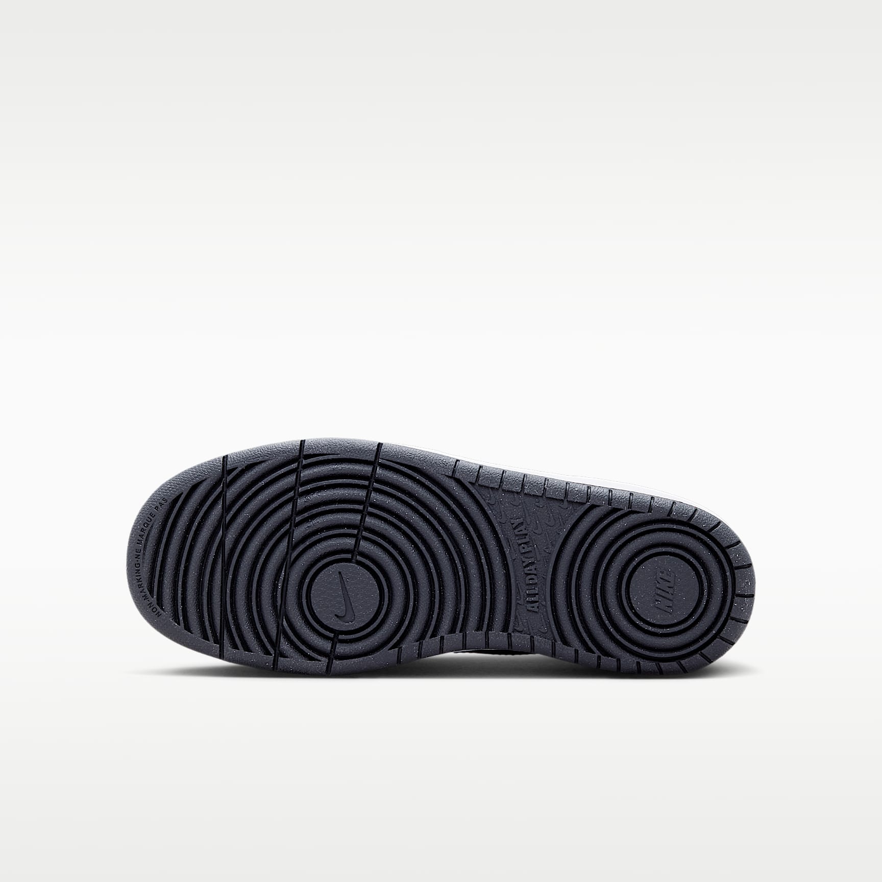 Nike Court Borough Low – Gris hierro/Blanco/Negro – vista 2