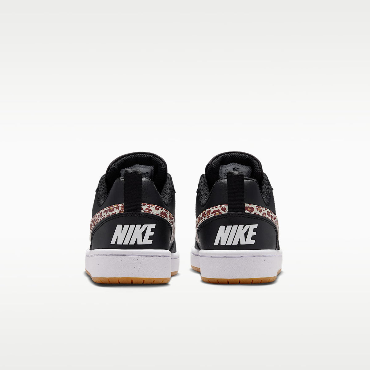 Nike Court Borough Low – Negro/Blanco – vista 6