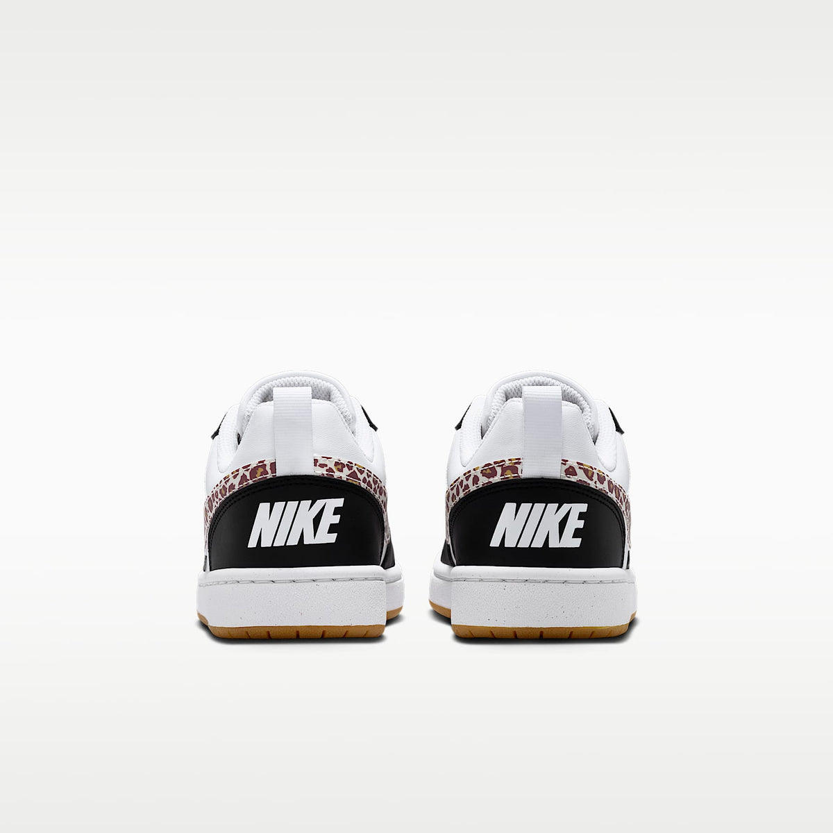 Nike Court Borough Low – Negro/Blanco/Marrón medio goma/Blanco – vista 6