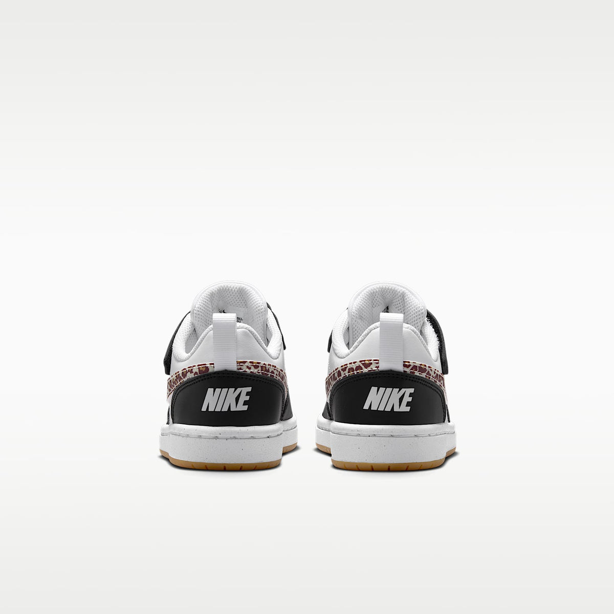 Nike Court Borough Low – Negro/Blanco/Marrón medio goma/Blanco – vista 6