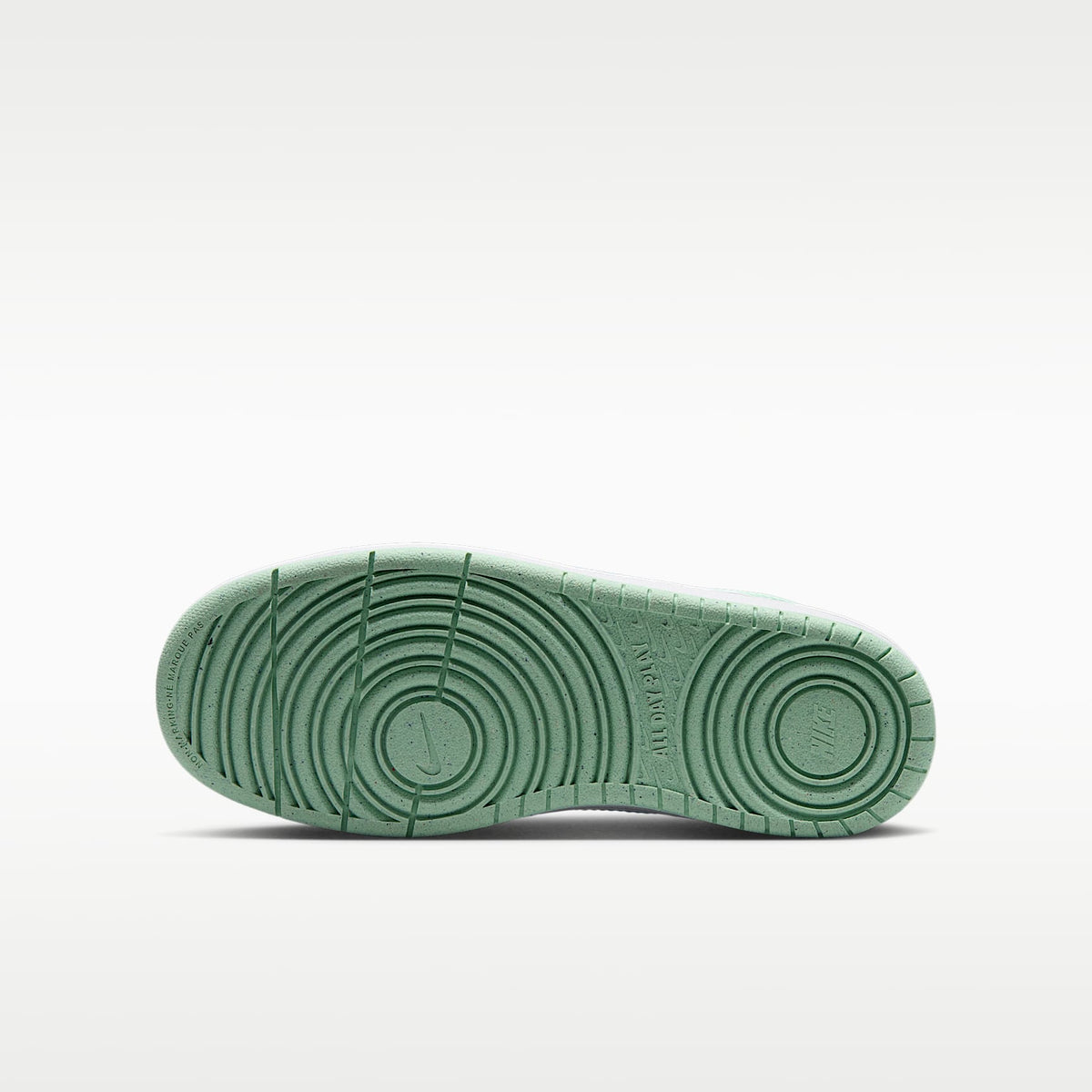 Nike Court Borough Low – Blanco/Gris fútbol/Verde ártico – vista 2