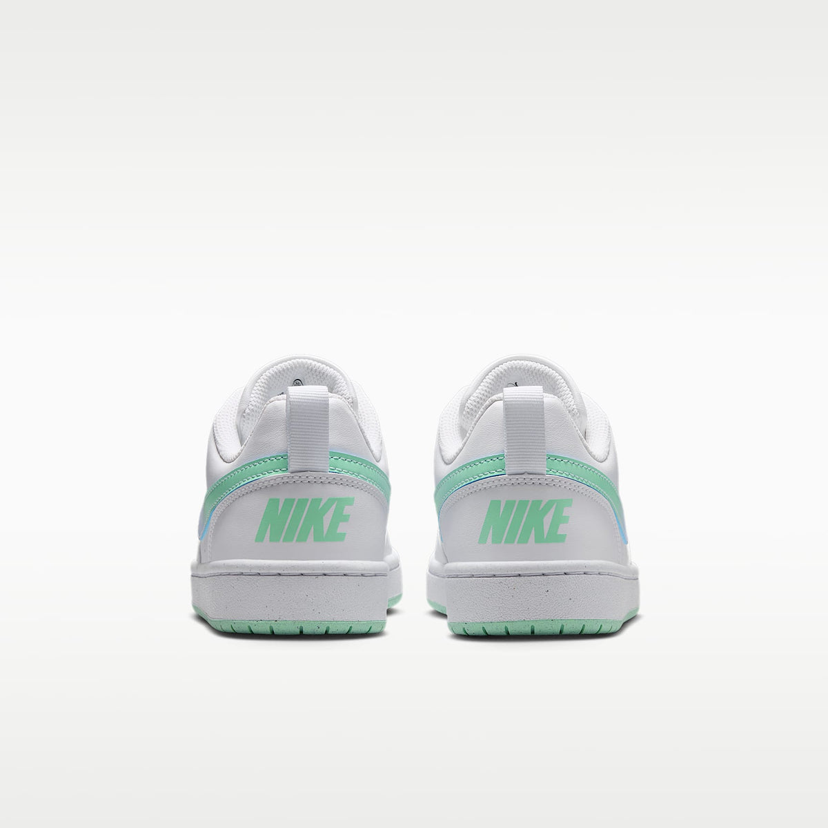 Nike Court Borough Low – Blanco/Gris fútbol/Verde ártico – vista 6