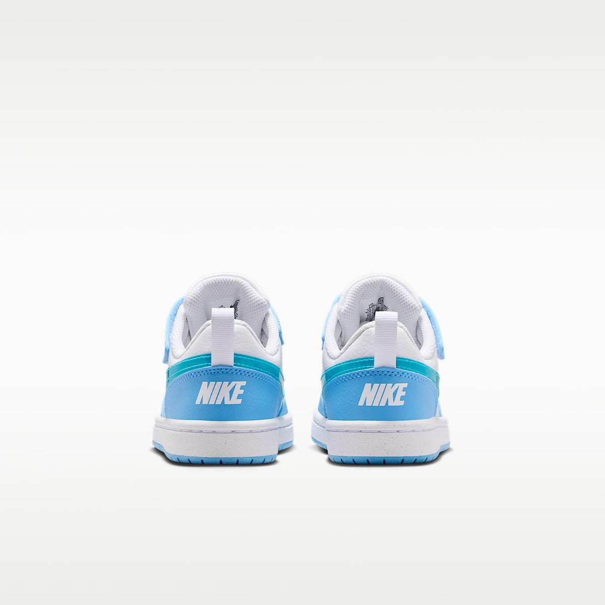 Nike Court Borough Low – Blanco/Azul fútbol/Energía – vista 6