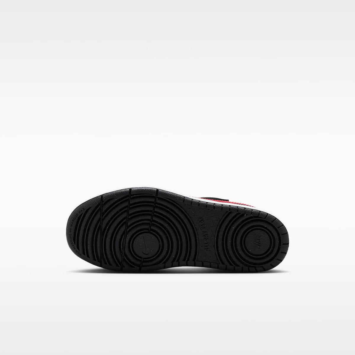 Nike Court Borough Low – Negro/Antracita/Blanco/Rojo universitario – vista 2
