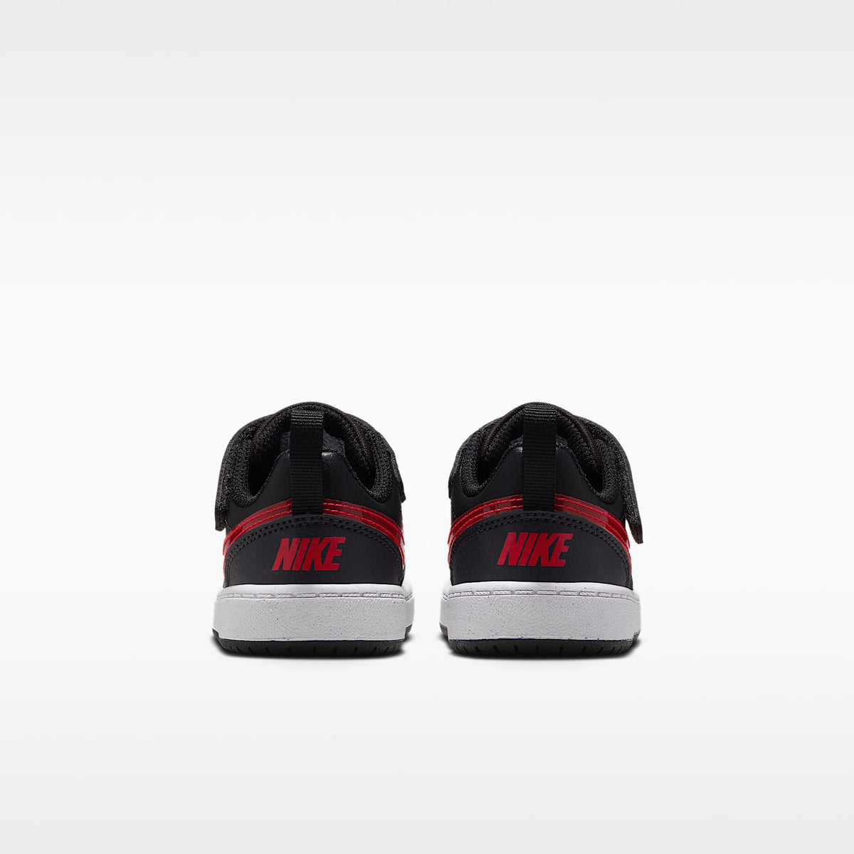Nike Court Borough Low – Negro/Antracita/Blanco/Rojo universitario – vista 6