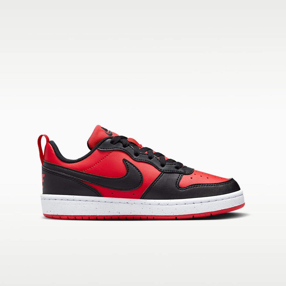 Nike Court Borough Low Recraft – Rojo universitario/Blanco/Negro – vista 3