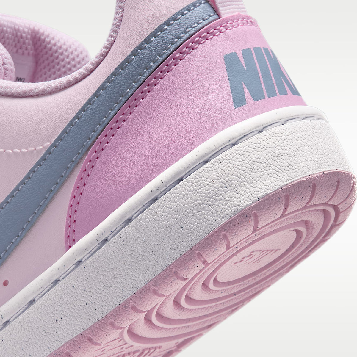 Nike Court Borough Low Recraft – Espuma rosa/Rosa amanecer/Blanco/Pizarra cenizo – vista 8