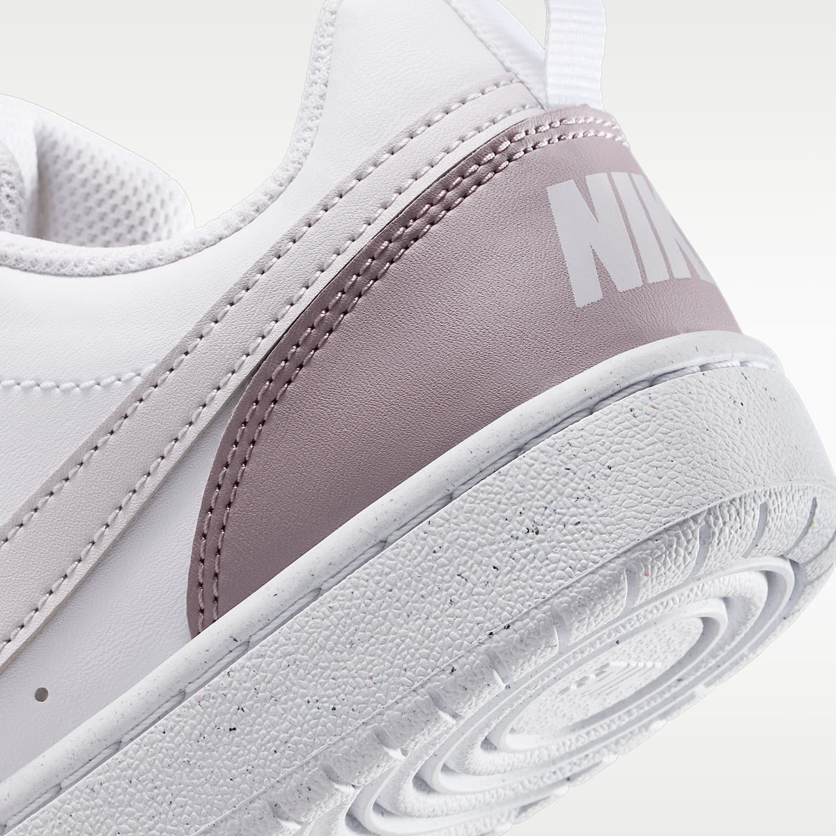 Nike Court Borough Low Recraft – Blanco/Niebla ciruela/Blanco/Venecia – vista 8
