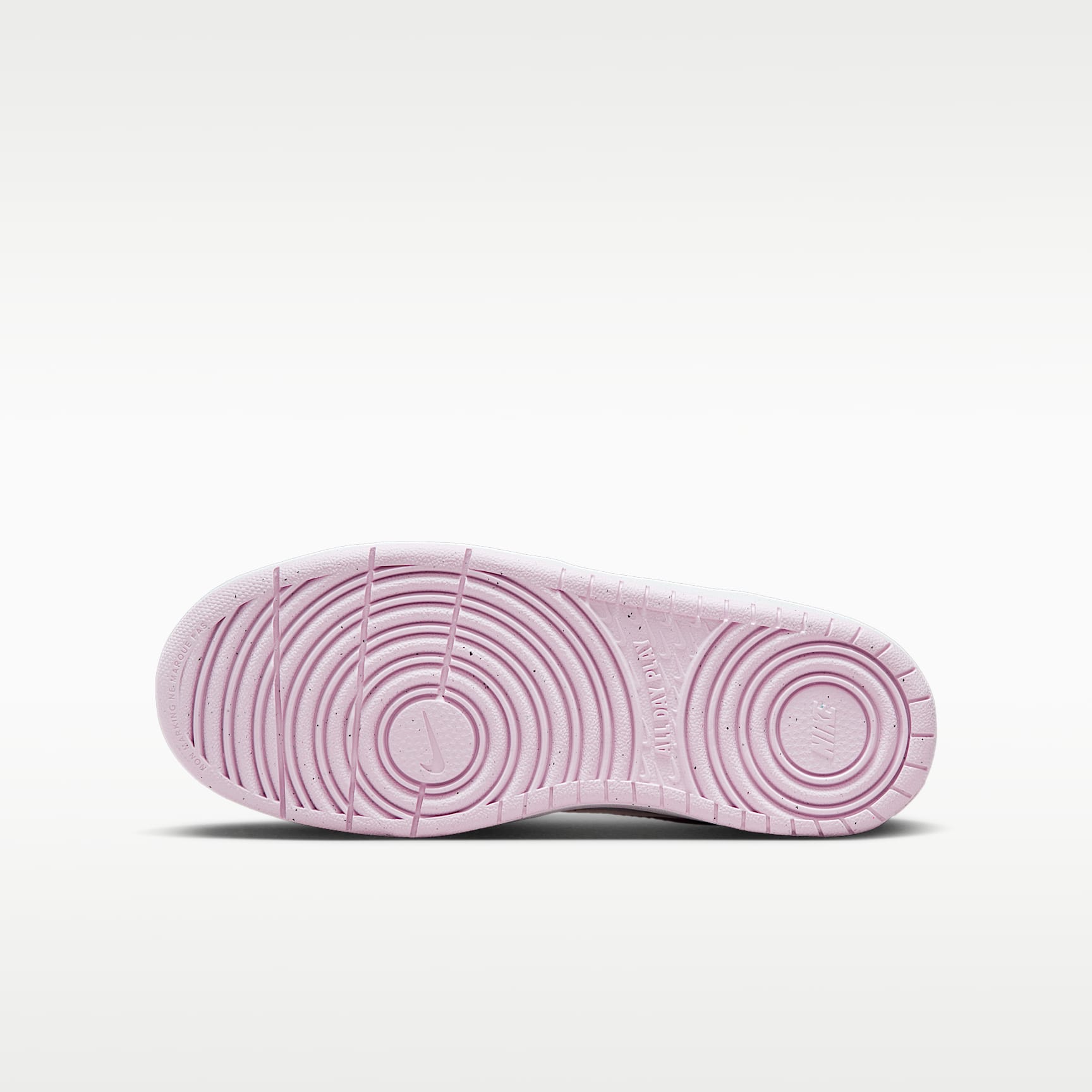 Nike Court Borough Low Recraft – Blanco/Espuma rosa – vista 2