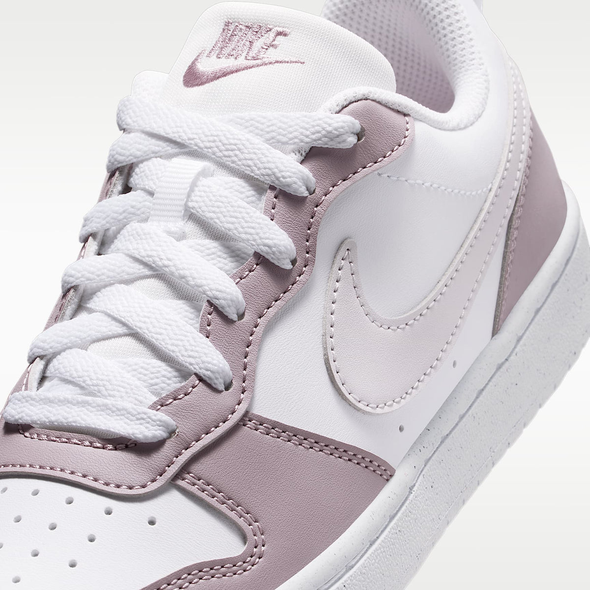 Nike Court Borough Low Recraft – Blanco/Niebla ciruela/Blanco/Venecia – vista 7