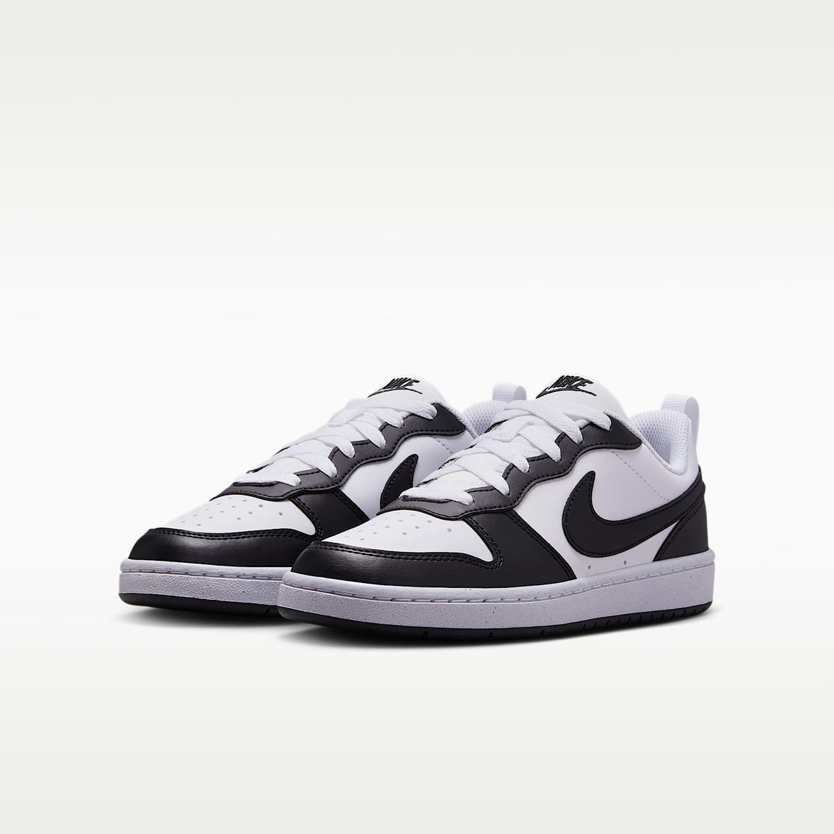 Nike Court Borough Low Recraft – Blanco/Negro – vista 5