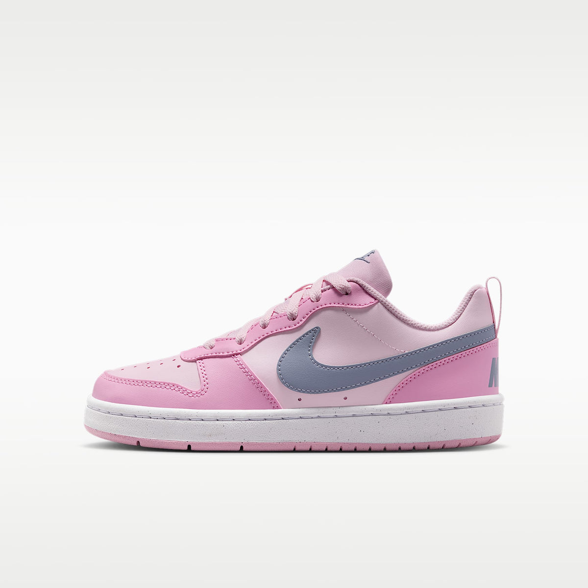 Nike Court Borough Low Recraft – Espuma rosa/Rosa amanecer/Blanco/Pizarra cenizo – vista 1