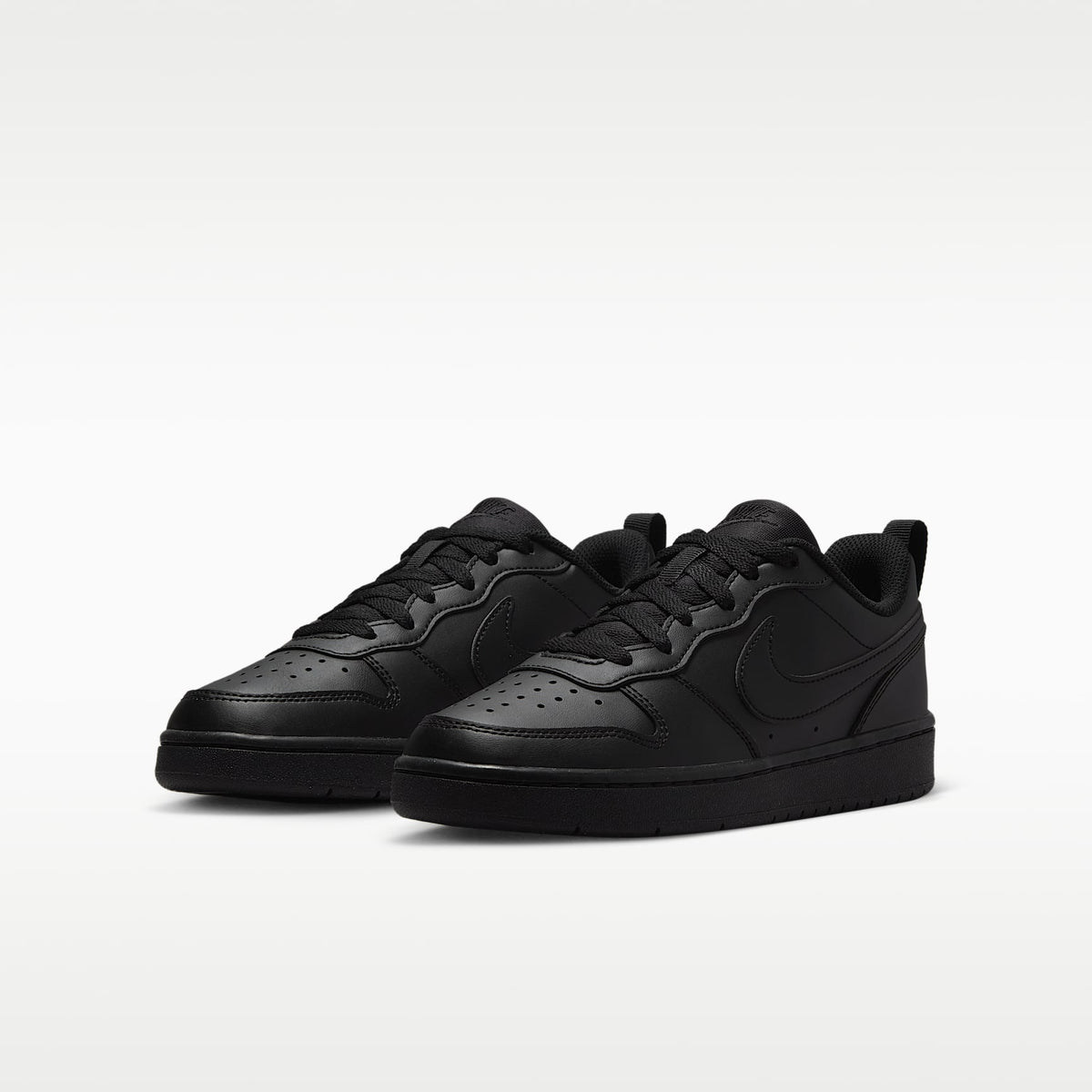 Nike Court Borough Low Recraft – Negro/Negro/Negro – vista 5
